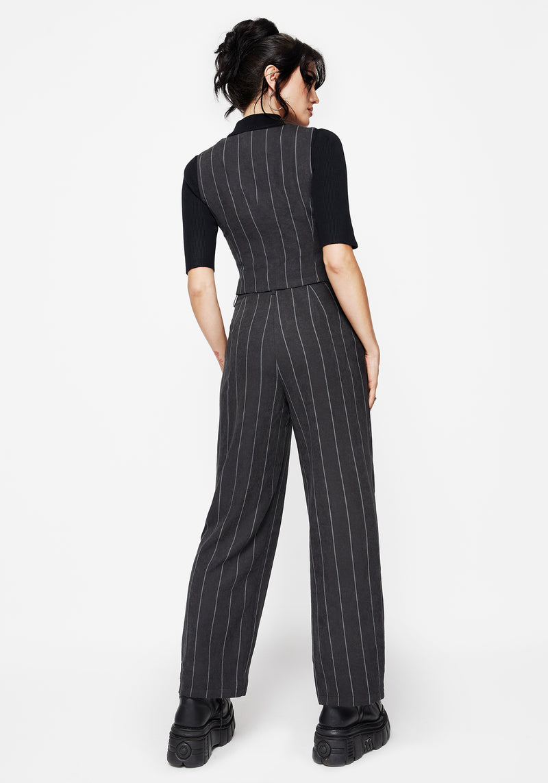 Bellum Stripe Tailored Straight Leg Trouser