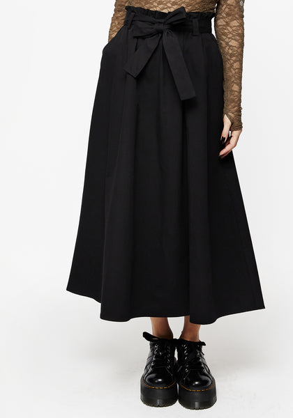 Strega Tie Belt Midaxi Skirt | Disturbia - Shop Women's Gothic