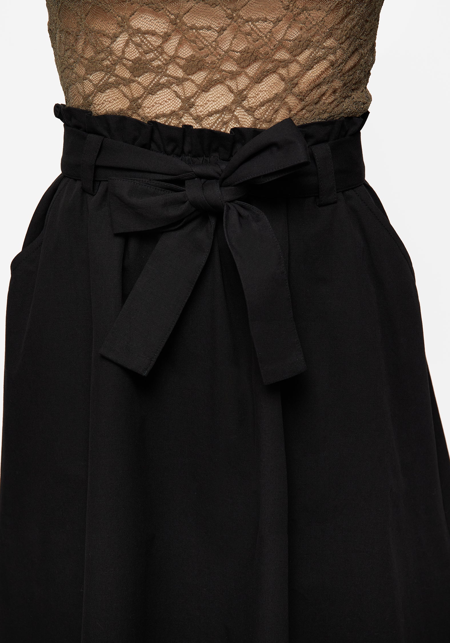 Strega Tie Belt Midaxi Skirt | Disturbia - Shop Women's Gothic