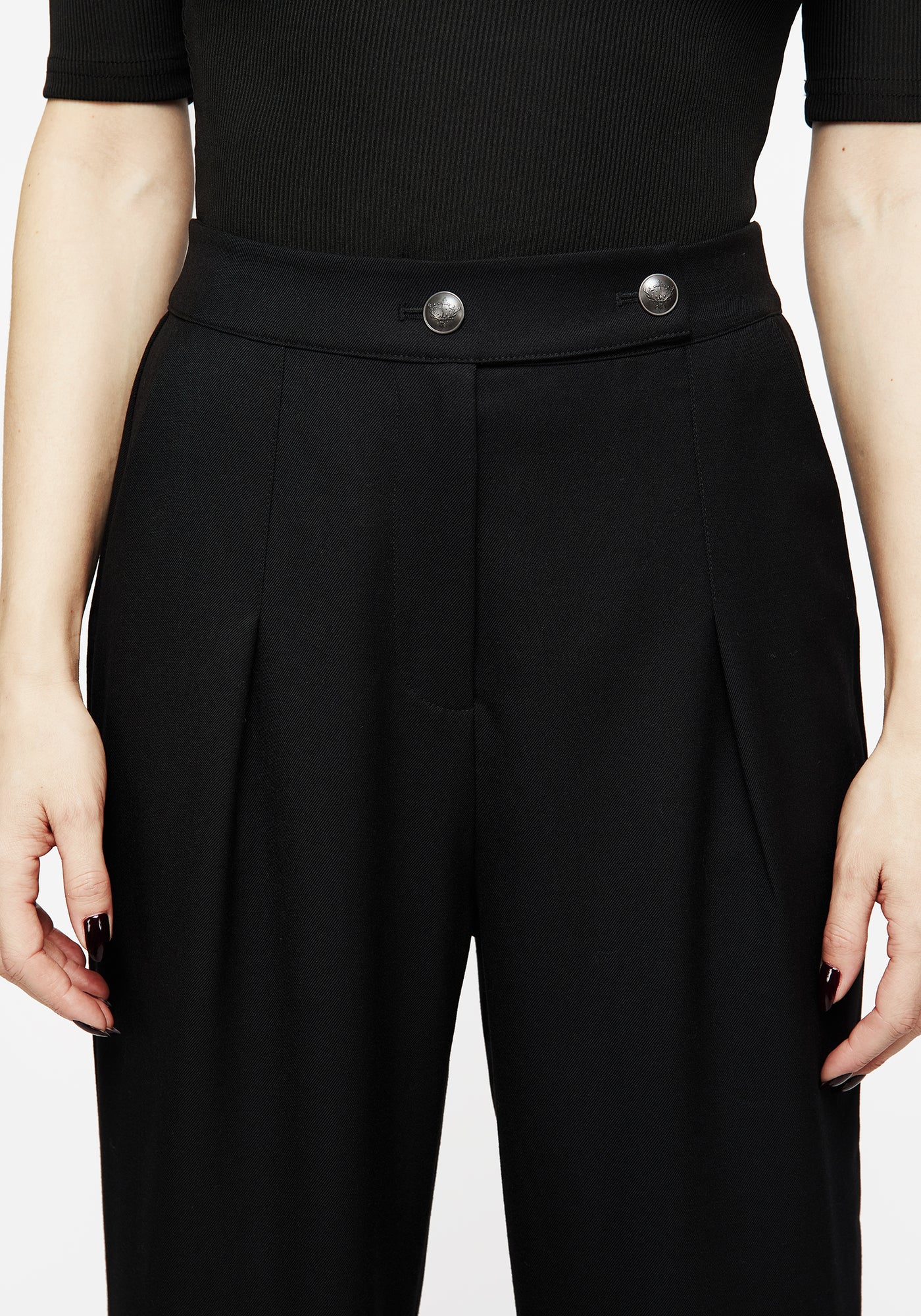 Kira Tailored Culotte Trousers | Disturbia - Shop Women's Gothic