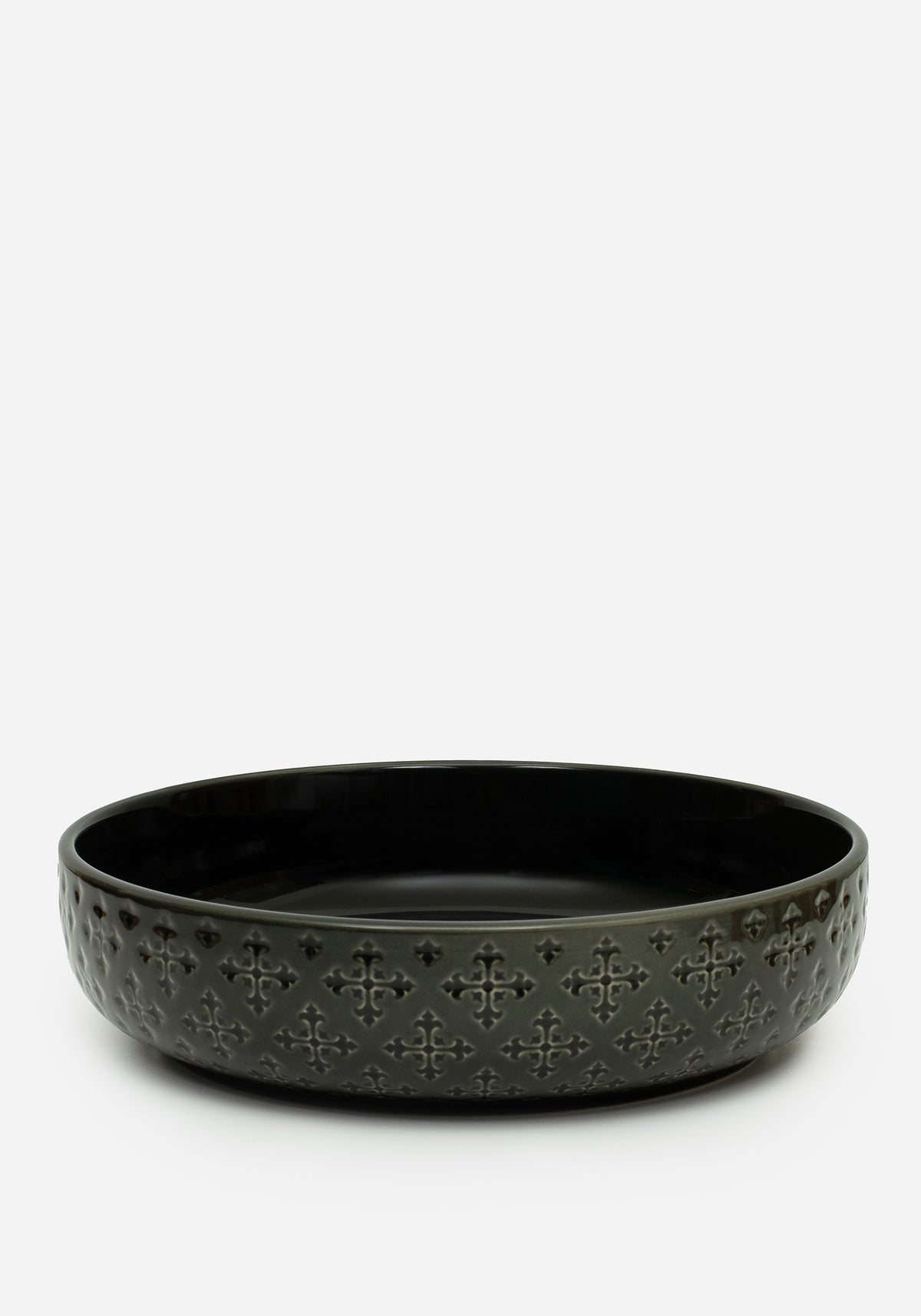 Crux Debossed Ombre Pasta Bowl  (4 Piece Set)