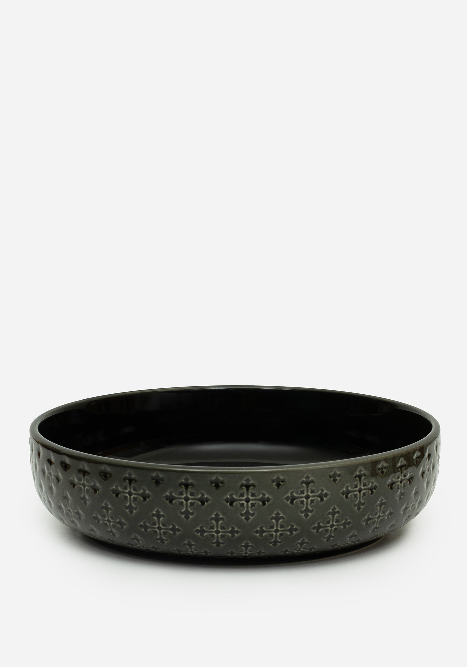 Crux Debossed Ombre Pasta Bowl  (4 Piece Set)