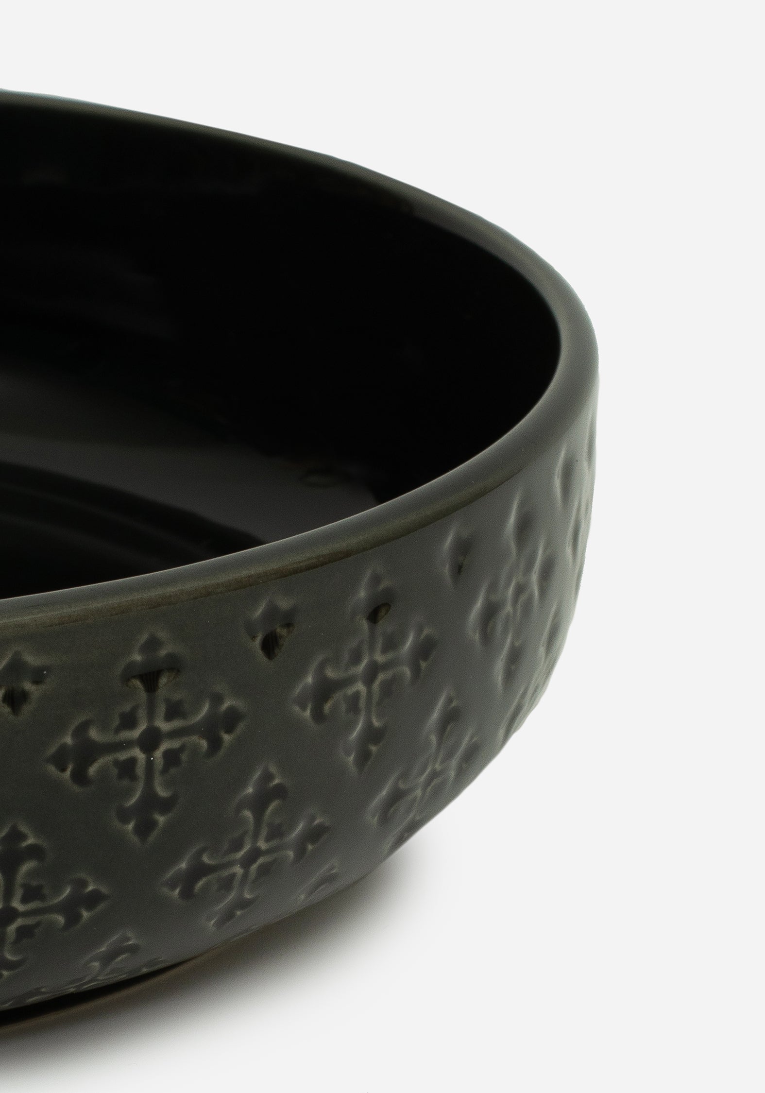 Crux Debossed Ombre Pasta Bowl  (4 Piece Set)