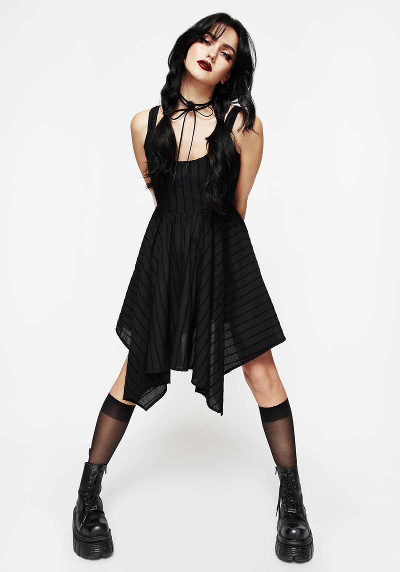 Blythe Handkerchief Hem Mini Dress Blythe Handkerchief Hem Mini Dress