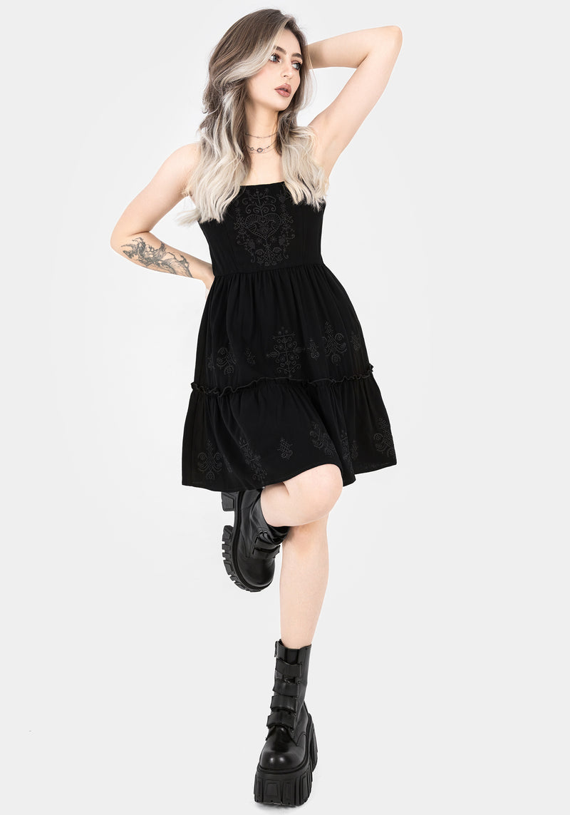Petite Amalie Cord Embroidered Smock Dress Cordata Embroidered Cami Mini Smock Dress | Disturbia Petite Amalie Cord Embroidered Smock Dress Cordata Embroidered Cami Mini Smock Dress | Disturbia