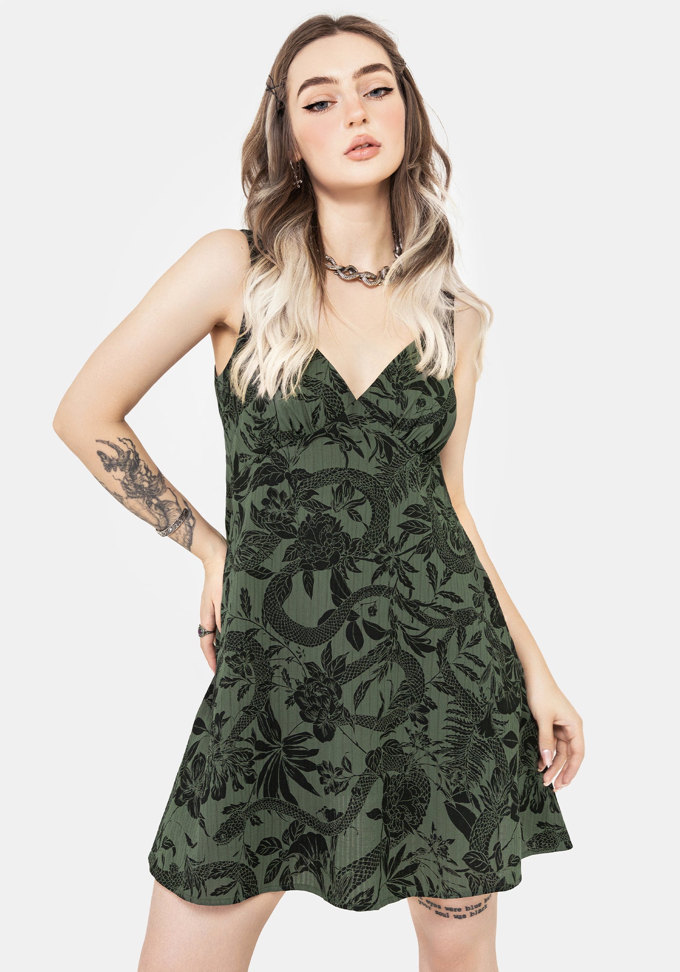 slim fit dress slacks Sea Shell Mini Dress - Kelly Green