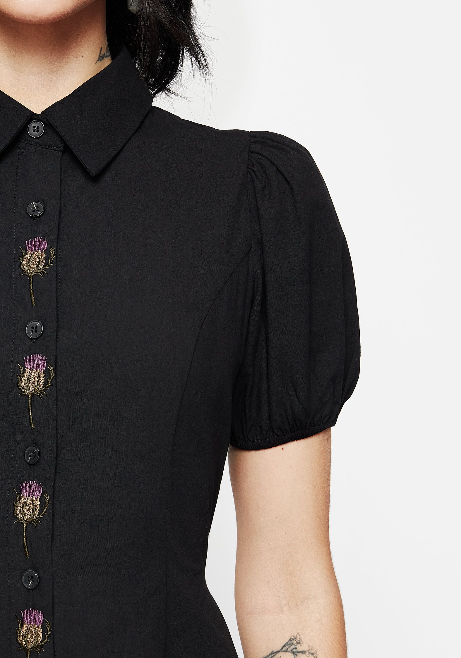 taissa floral lace button up midaxi dress Meadowflowers Floral Print Button Up Tiered Midaxi Dress | Disturbia