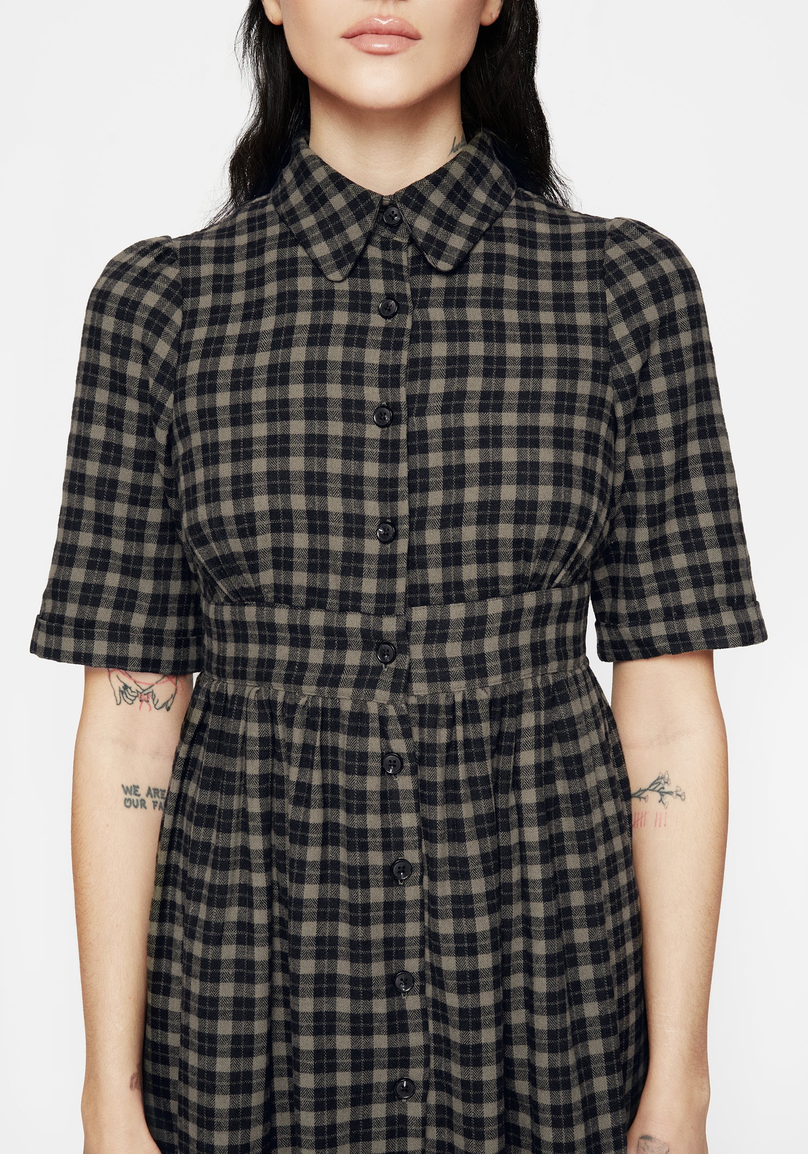 Terra Midi Smock Shirt Dress