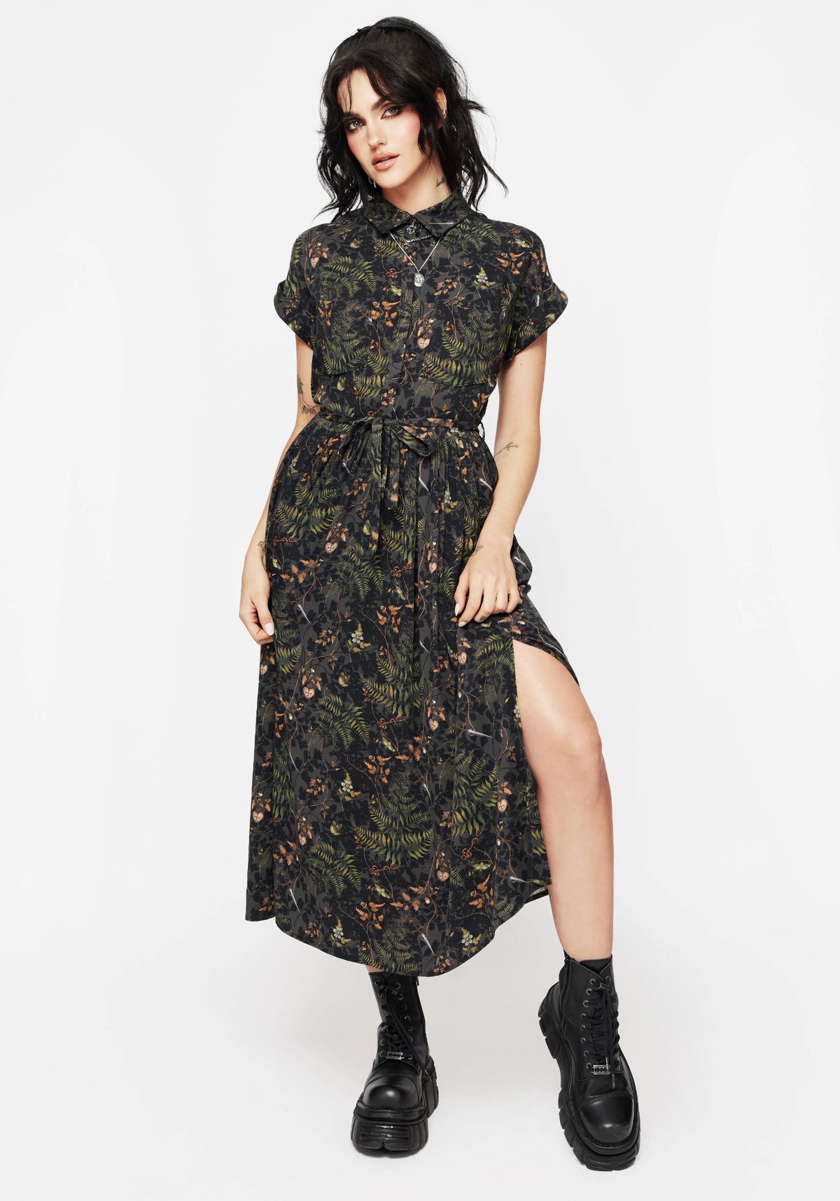 sachin and babi light blue dress Fern Embroidered Dress