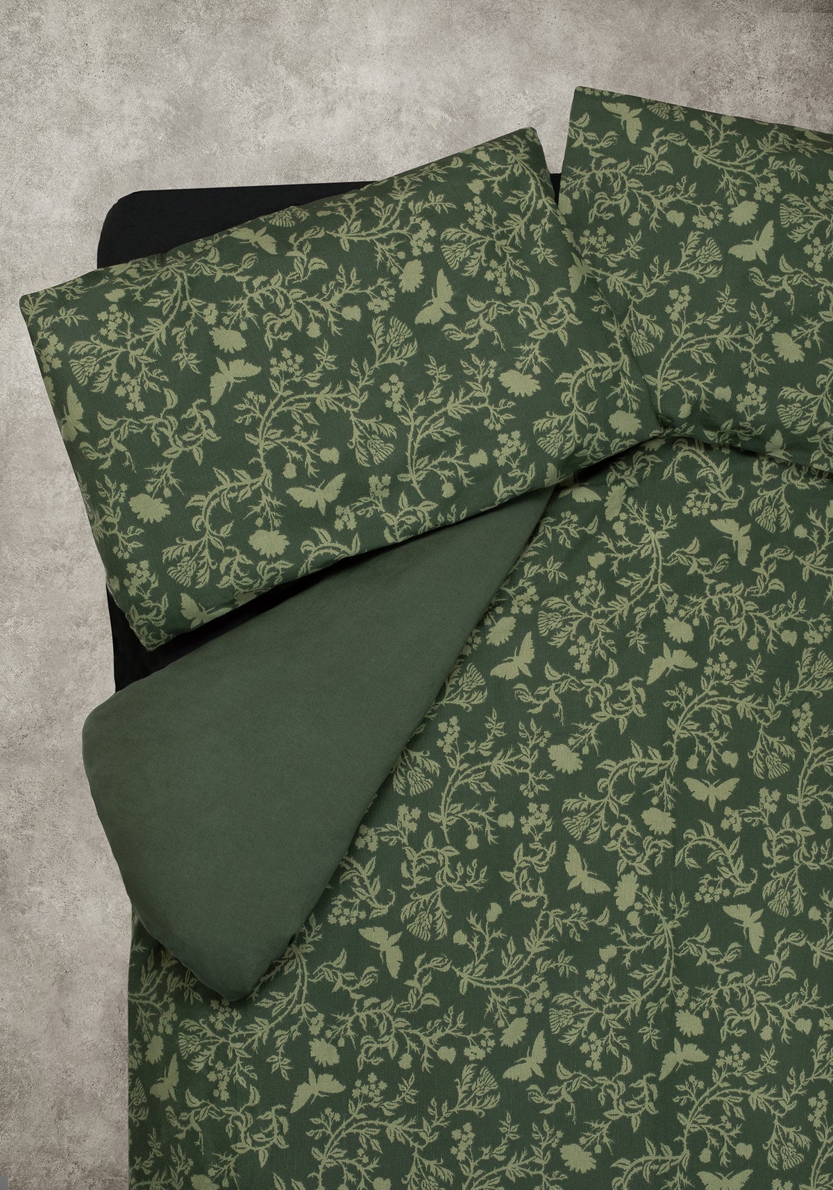 Wildwood Floral Print Cotton Bedding Set - US Queen