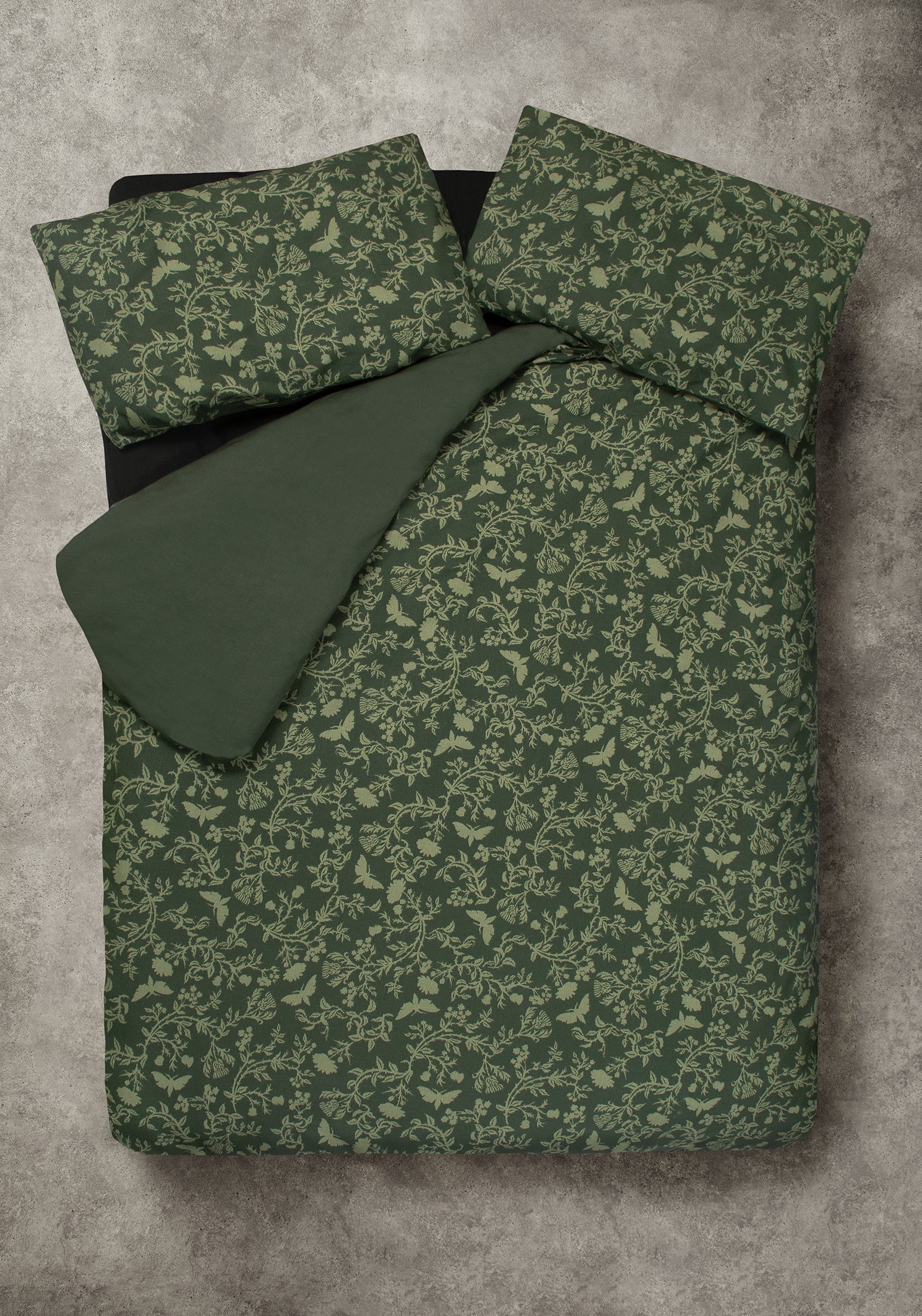 Wildwood Floral Print Cotton Bedding Set - US Queen