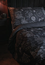Heresy Woodcut Print Cotton Bedding Set - US Queen