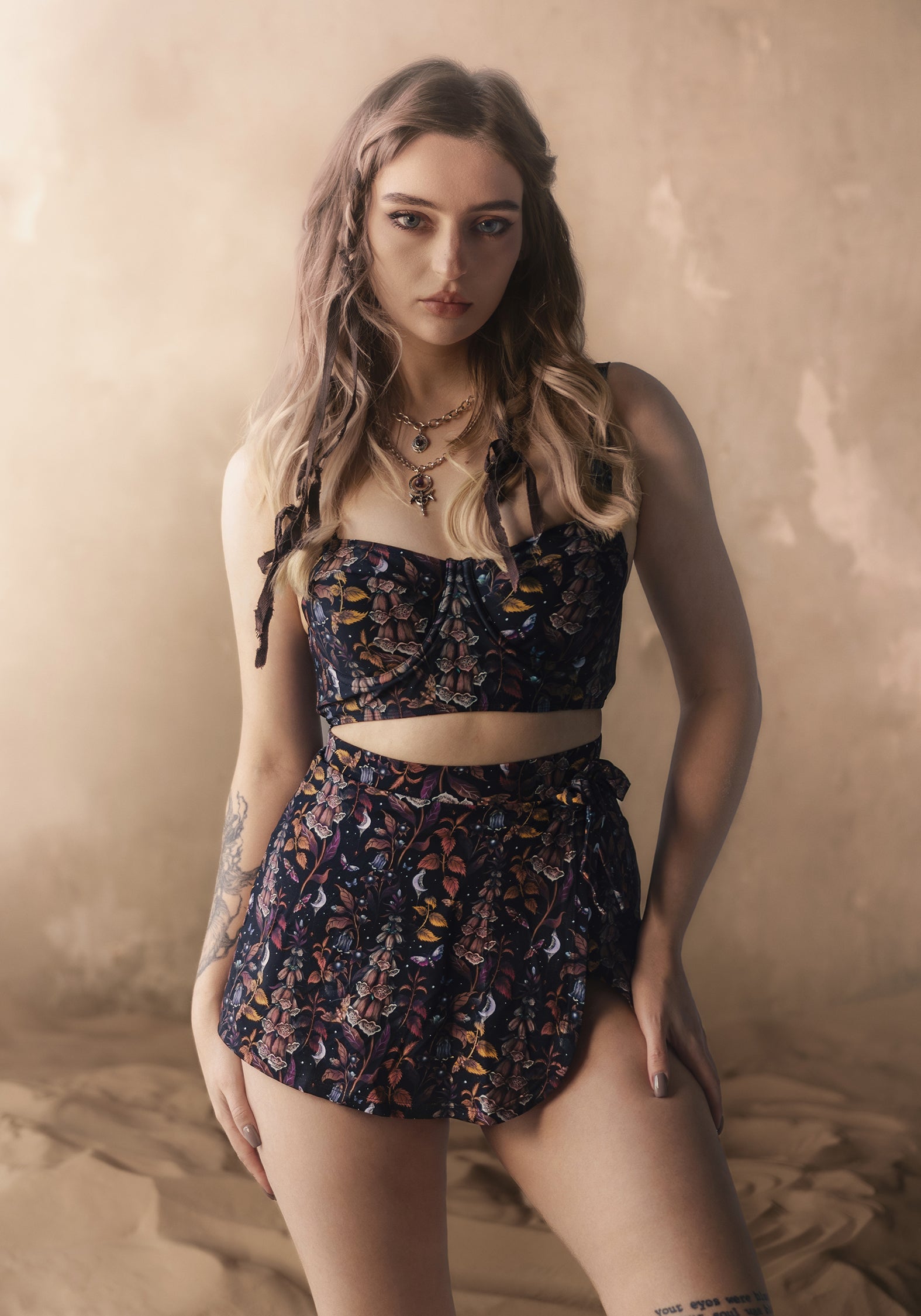 Foxglove Floral Print Wrap Swim Skirt | Disturbia - Shop Women's