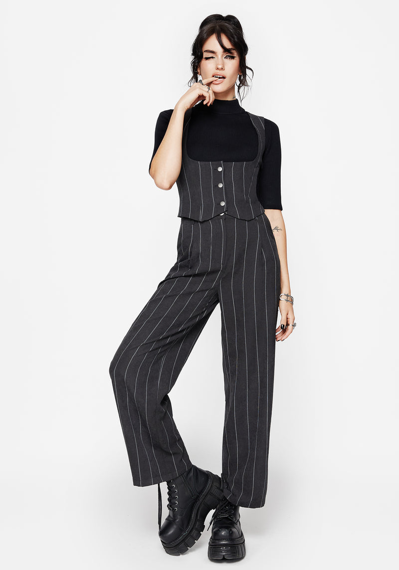 Bellum Stripe Tailored Straight Leg Trouser
