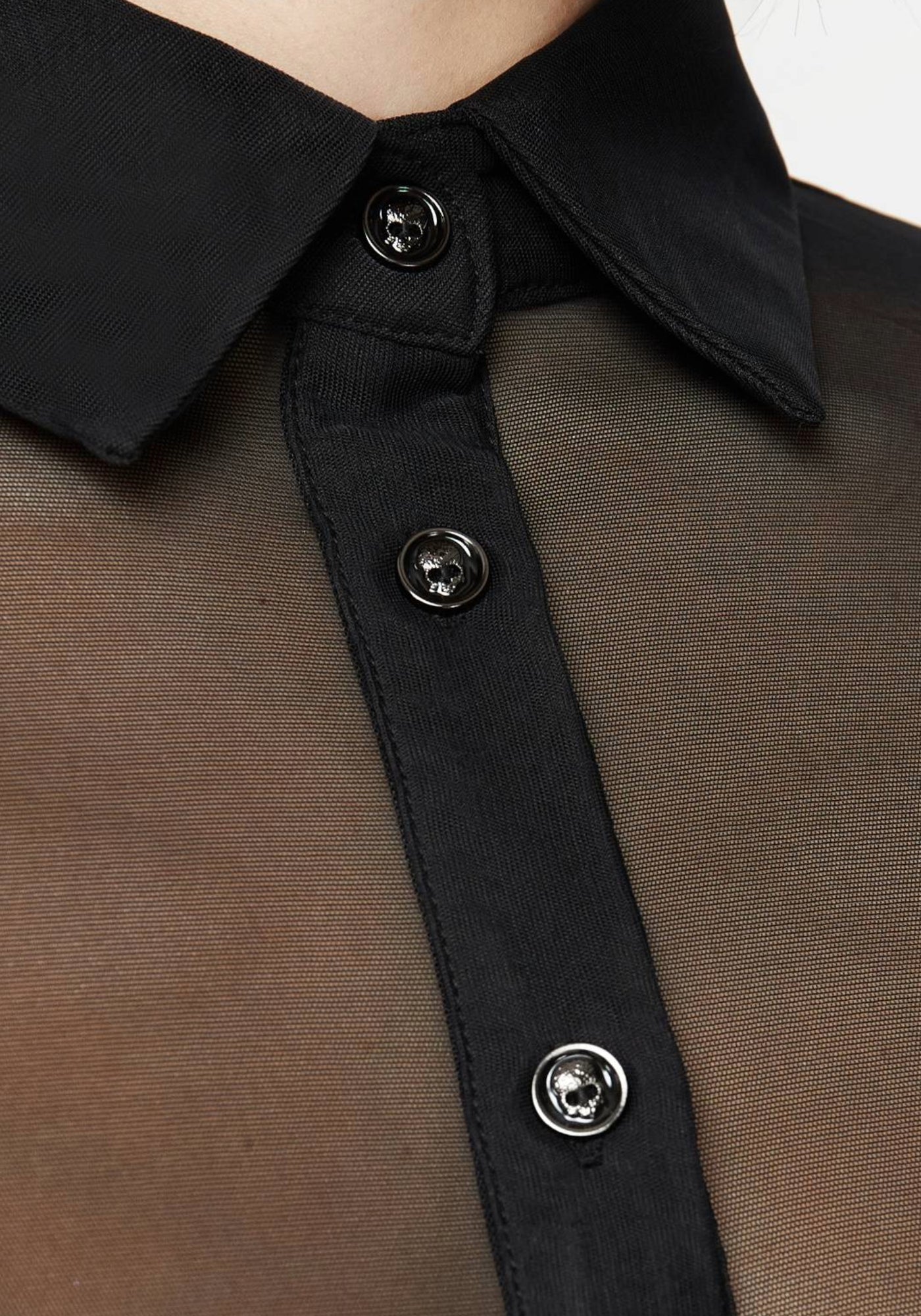 Finis Button Up Mesh Shirt | Disturbia