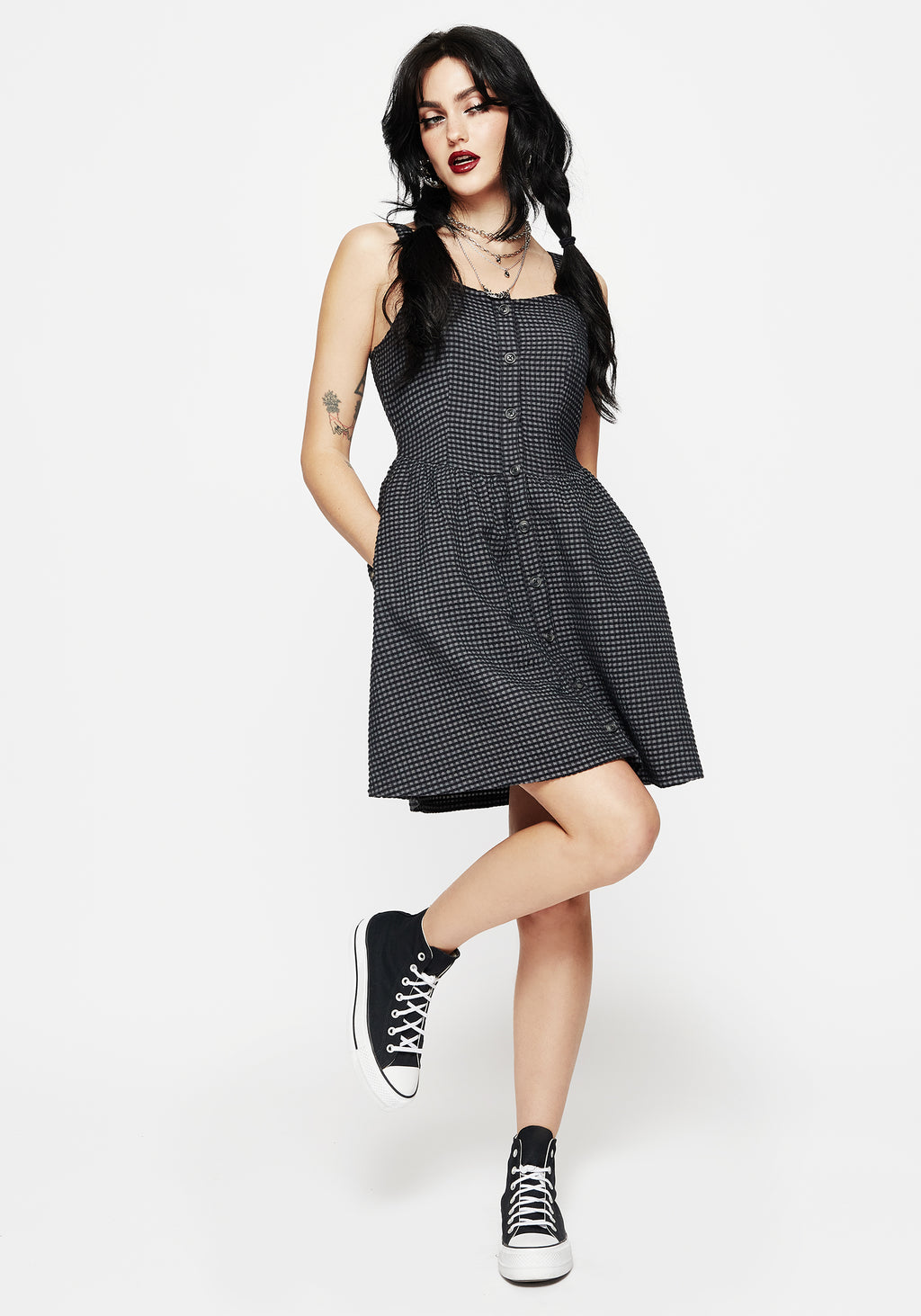 apron mini dress Loft Petite Perfect Ribbed Apron Neck Mini Dress Size Large Thyme Garden Women's