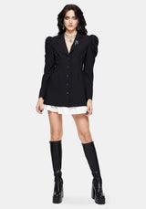 Maura Tailored Double Layered Blazer Dress