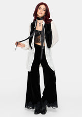 Frankie Velour Beaded Waistcoat