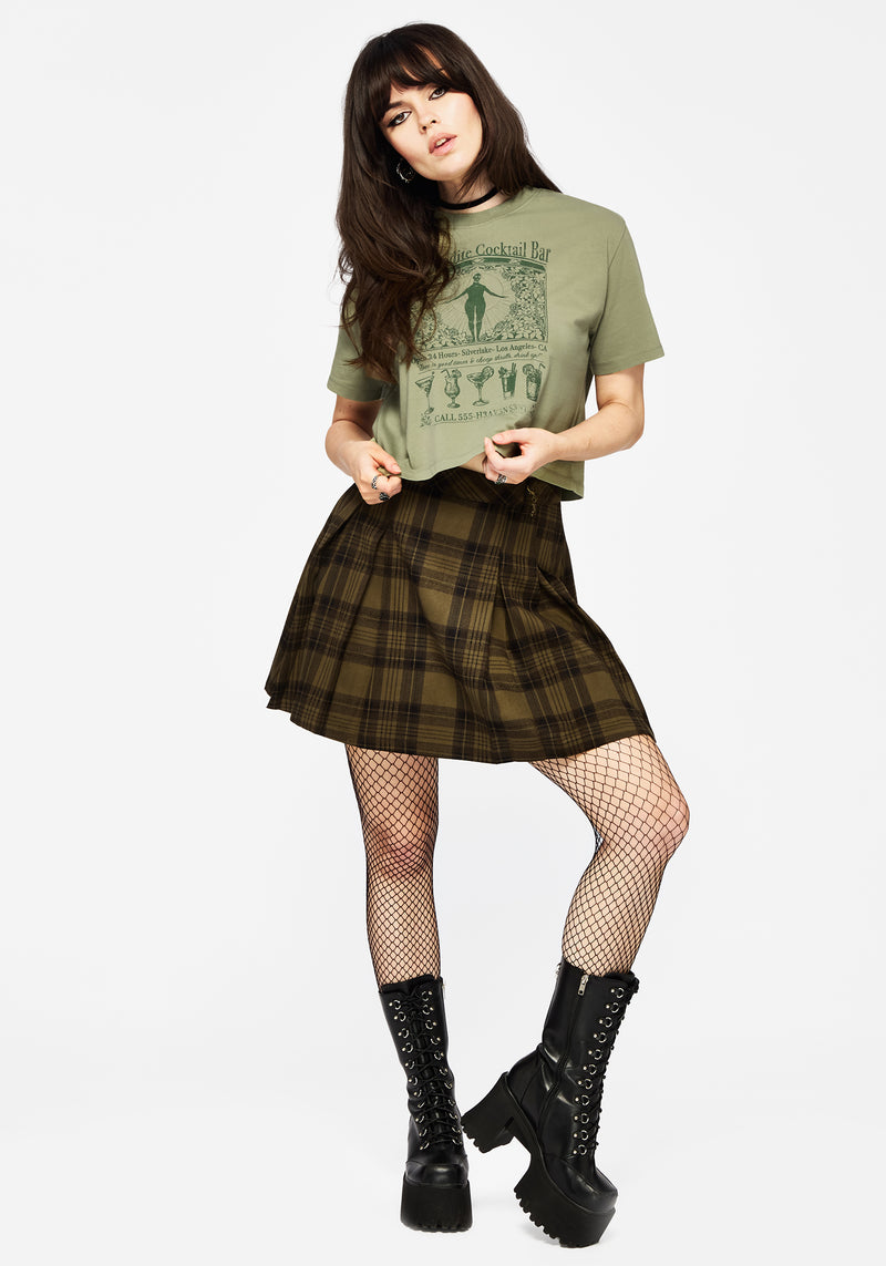 Ode Cotton Jersey Cropped T-Shirt