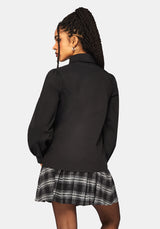 Ravyn Moon and Star Embroidered Poplin Shirt