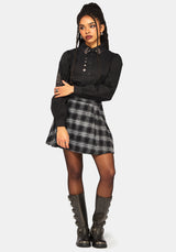 Ravyn Moon and Star Embroidered Poplin Shirt