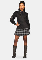 Ravyn Moon and Star Embroidered Poplin Shirt