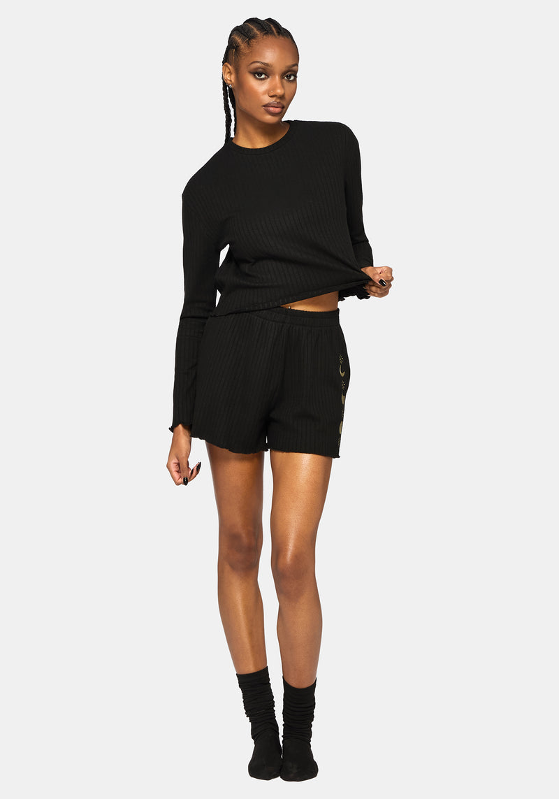 Griffinfly Embroidered Long Sleeved Pyjama Top