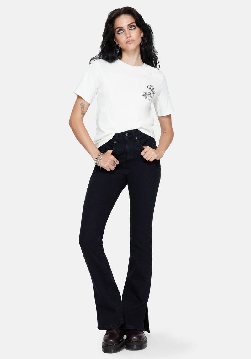 Cynthia Spider Web Graphic Cotton T-Shirt