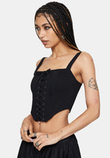 Miranda Lace Up Corset Top