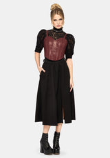 Rouvelle PU Red Corset