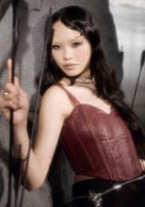 Rouvelle PU Red Corset