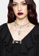 Cassidy Crinkle Poet Sleeve Lace Up Blouse