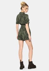 Orla Foxglove Potion Crop Short Sleeved Shirt