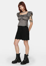 Ailsa Jacquard Milkmaid Top