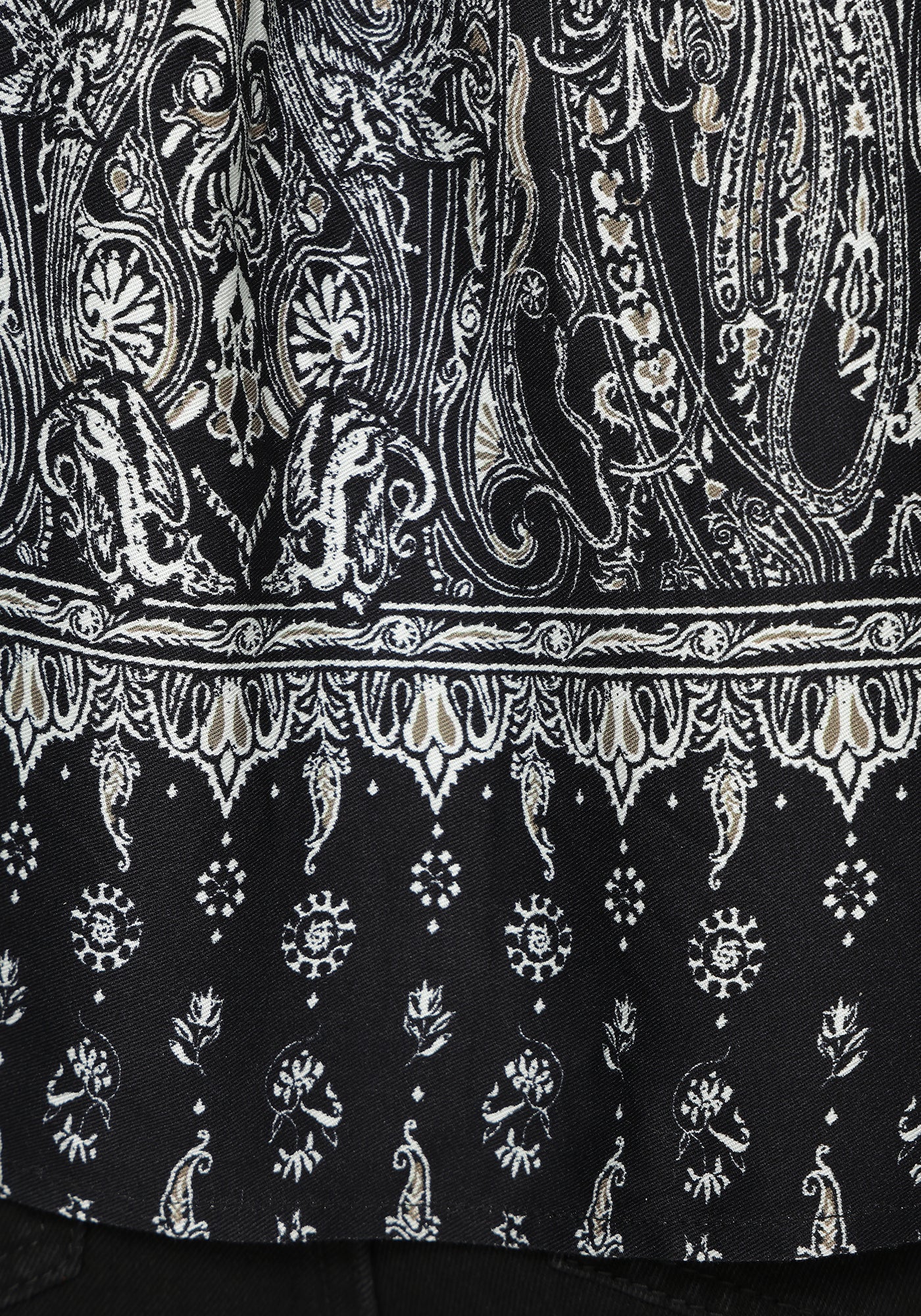 【BLACK】Paisley open collar L/S shirt Subciety｜Paisley open collar L/S shirt | Rakuten Fashion(楽天