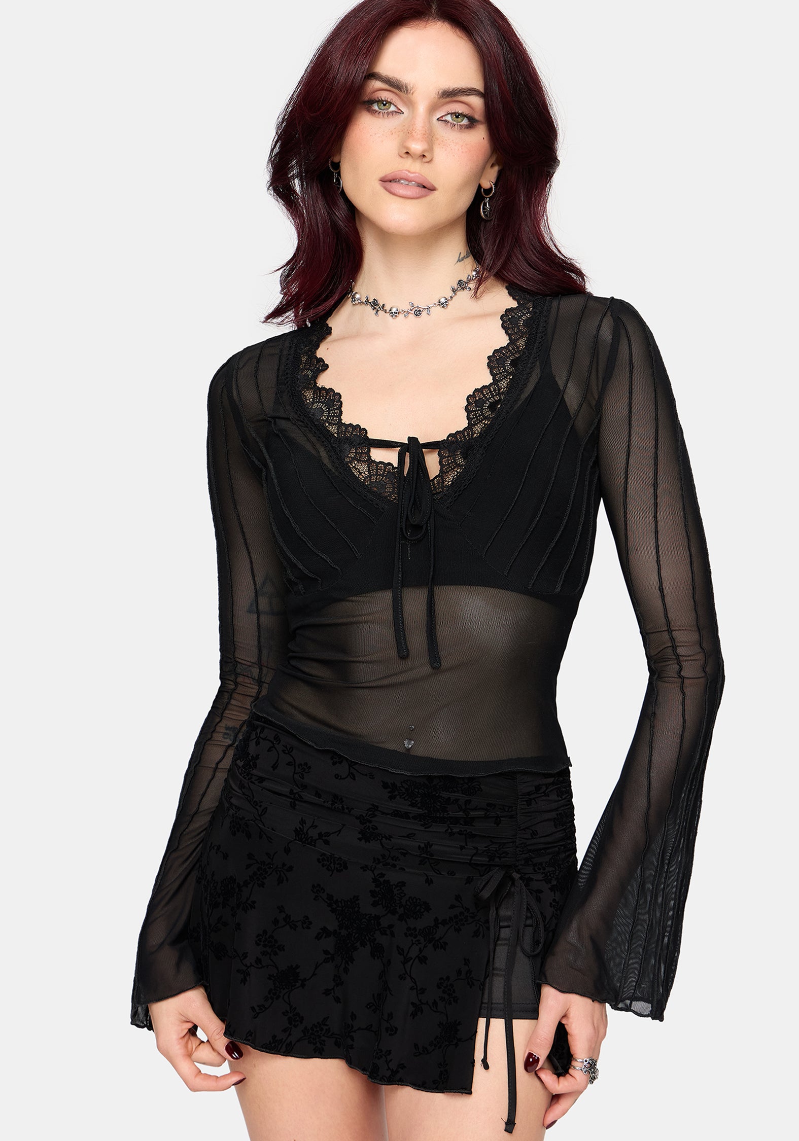 Women's Mesh Tops | Disturbia - Shop Women's Gothic, Alternative
