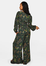 Noctaris Print Long Sleeve Top