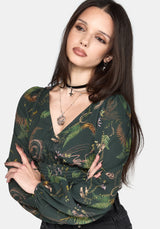 Noctaris Print Long Sleeve Top