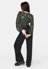 Noctaris Print Long Sleeve Top