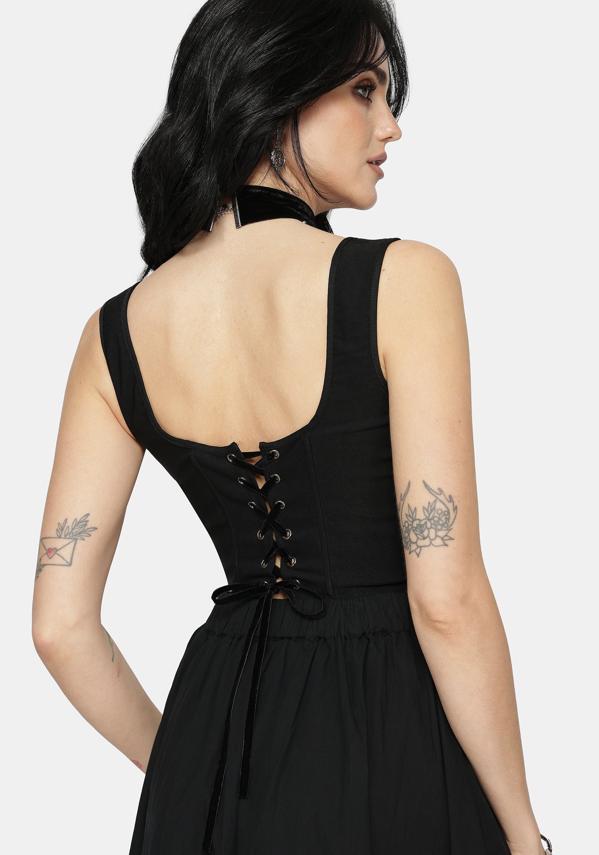 goth sexy clothing Portrait Gothic Girl Wearing Latex Clothes Stock Photo 154323863 main image 0