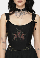 Phoenix Embroidered Corset Top