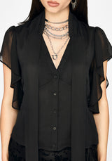 Fia Tie Neck Blouse