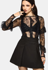 Cecilia Lace Ruffle Top