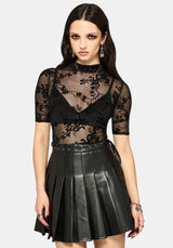 Saski Thorn Jesse Mesh Short Sleeve Top