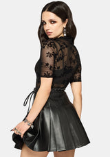 Saski Thorn Jesse Mesh Short Sleeve Top