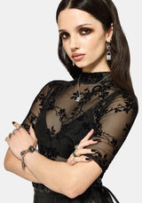 Saski Thorn Jesse Mesh Short Sleeve Top