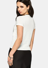 Lux Serpent Burnout Baby Tee