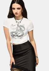 Lux Serpent Burnout Baby Tee