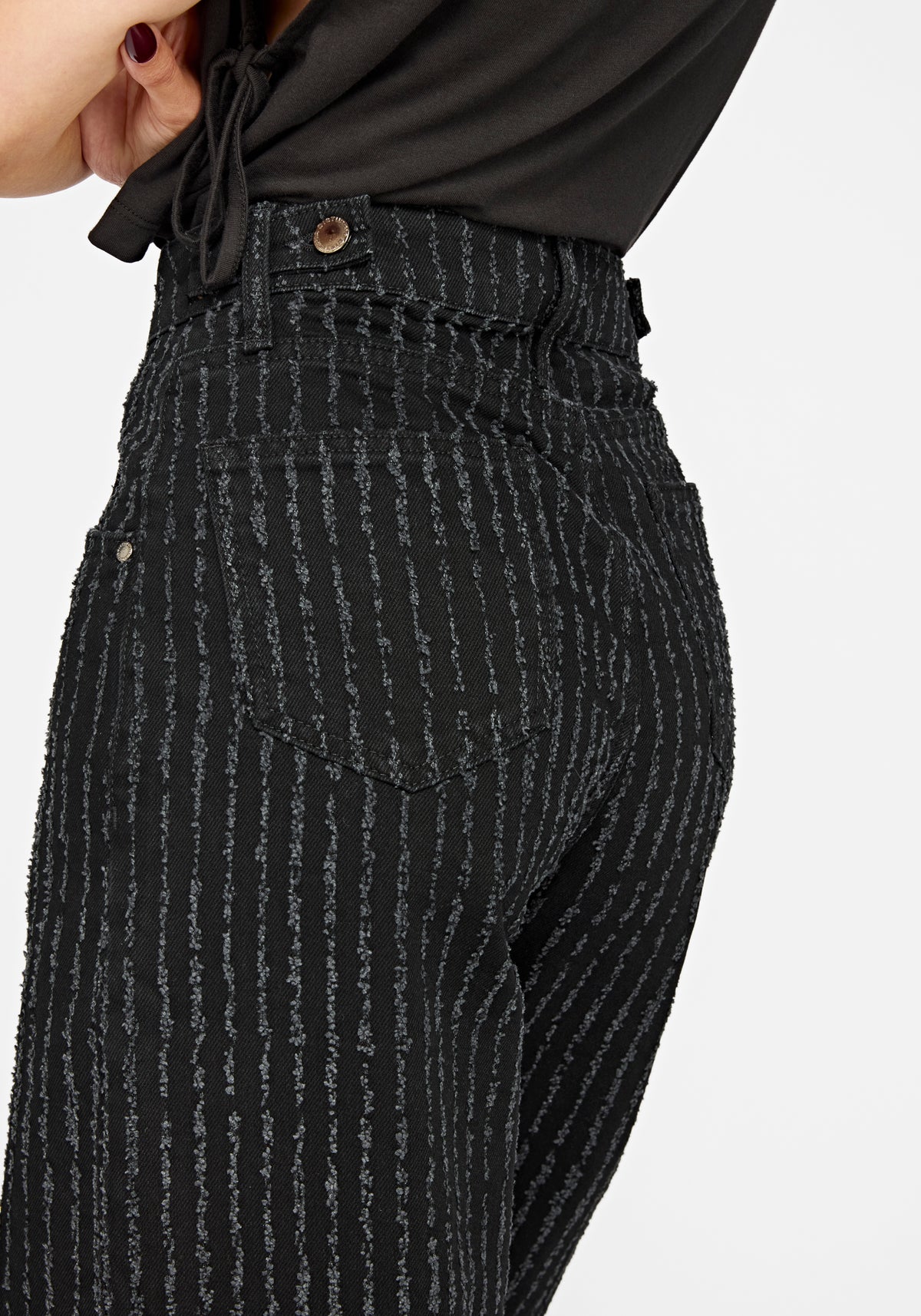 Attila Textured Barrel Leg Jean