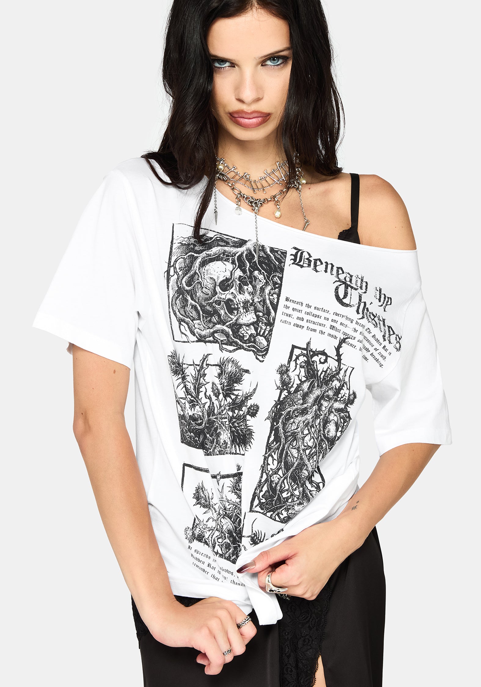 Beneath The Thistles Slouchy Top